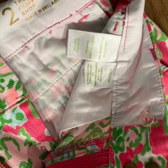 Lilly Pulitzer The Chipper Shorts, Pink Print, Size 2, - Picture 14 of 16